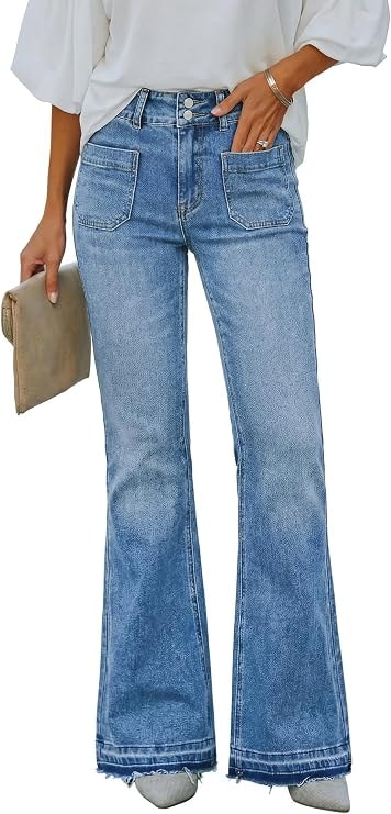 Flared Stretchy Jeans
