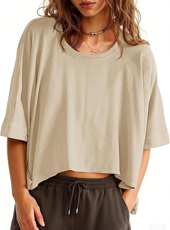 Oversized Crop T-Shirt