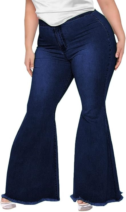 Plus Size Flare Jeans