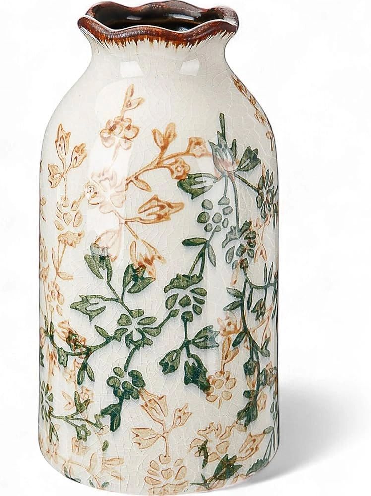 Ceramic Decorative Vase — Tuscan Style